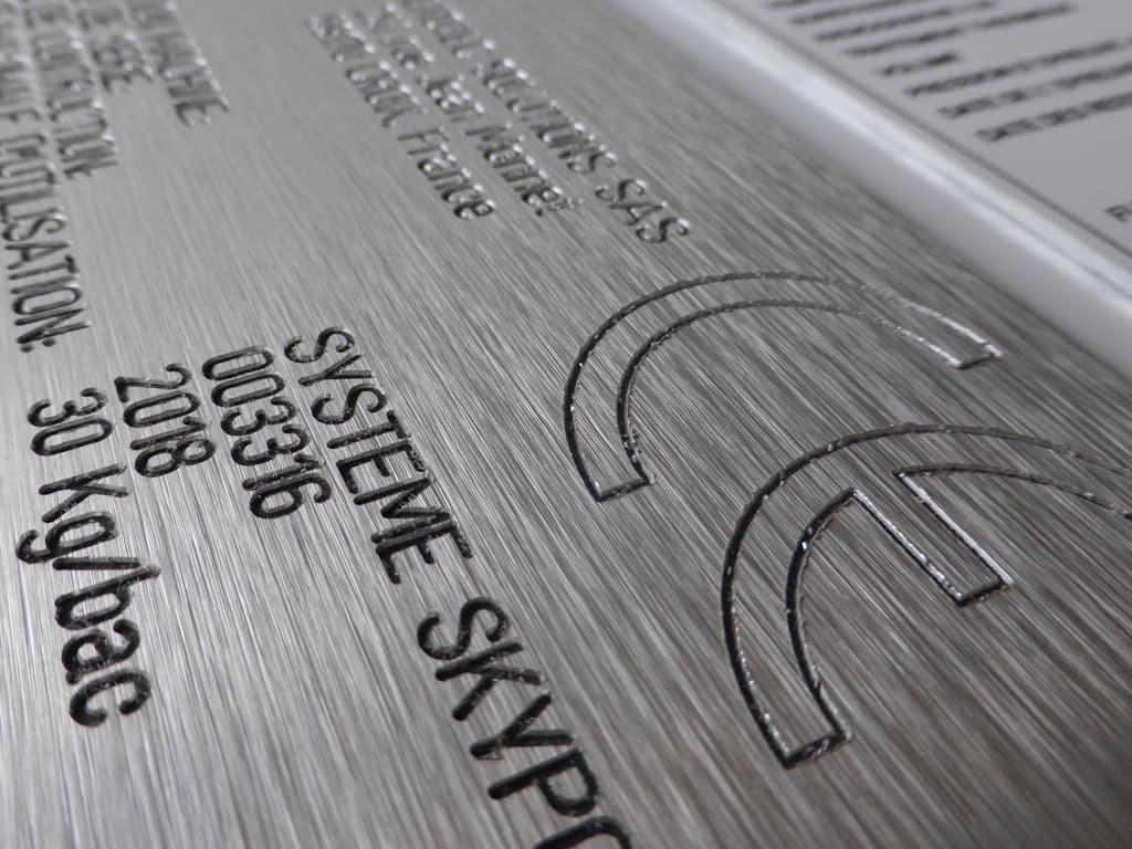 Matériau Aluminium anodisé